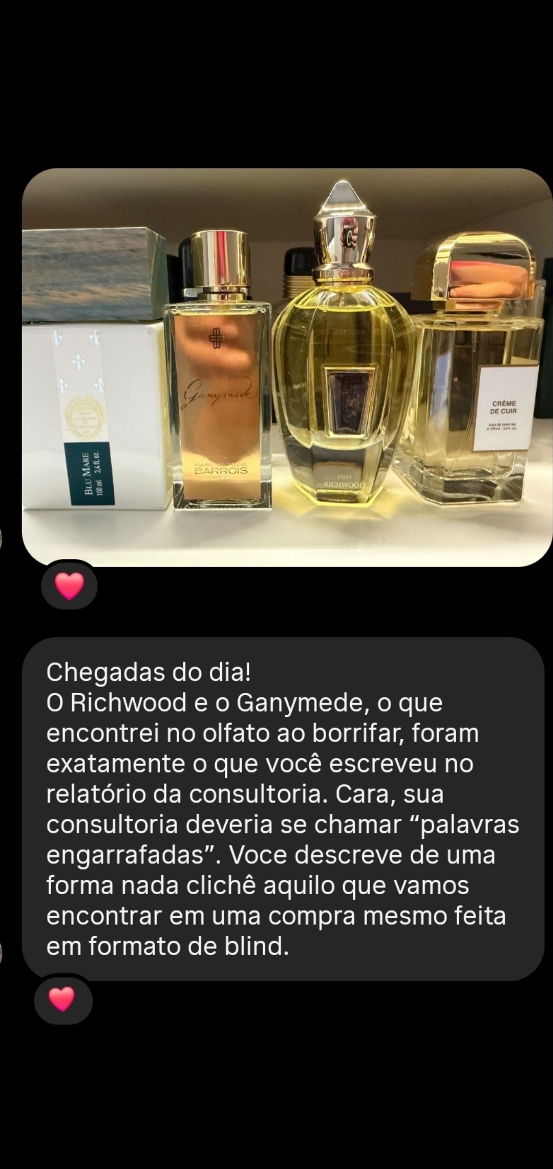 Depoimento de cliente