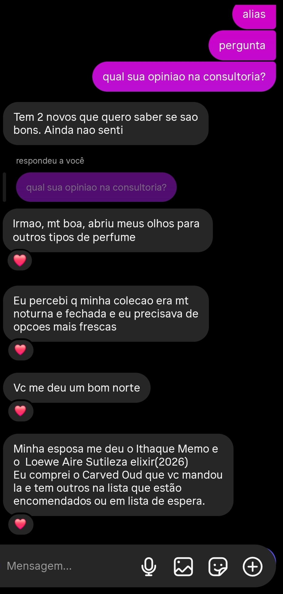 Depoimento de cliente