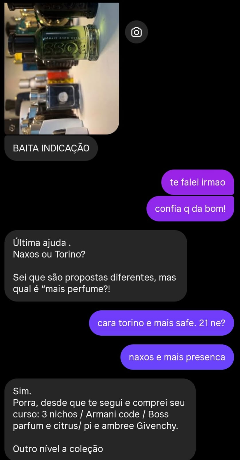Depoimento de cliente